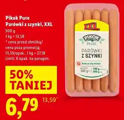 Lidl Parówki z szynki, XXL oferta