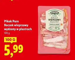 Lidl Boczek wieprzowy wędzony w plastrach oferta
