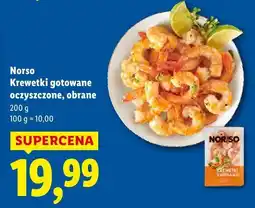 Lidl Krewetki gotowane oczyszczone, obrane oferta
