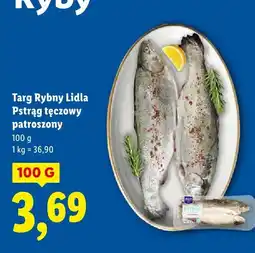 Lidl Ryba Pstrąg tęczowy patroszony oferta