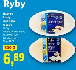Lidl Filety śledziowe w sosie Nautica w sosie śmietanowym oferta