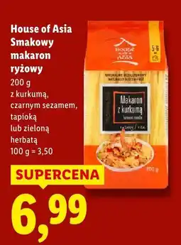 Lidl Makaron ryżowy Smakowy House of Asia z kurkumą oferta
