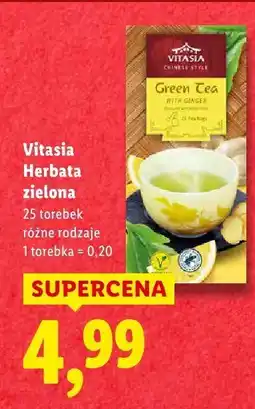 Lidl Herbata zielona różne rodzaje oferta