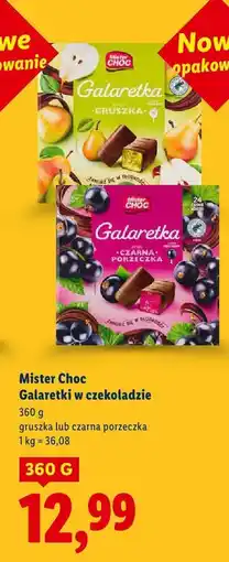 Lidl Galaretki w czekoladzie gruszka oferta