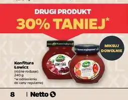 Netto Konfitura wiśniowa Łowicz oferta