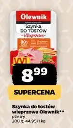 Netto Szynka do tostów wieprzowa Olewnik oferta
