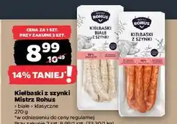 Netto Kiełbaski białe z szynki Mistrz Rohus oferta