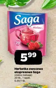 Netto Herbata owocowa malina Saga oferta