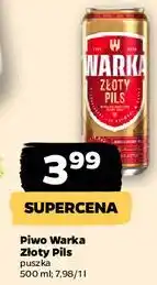 Netto Piwo Warka Złoty Pils oferta