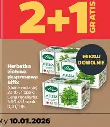 Netto Herbatka ziołowa melisa Bifix oferta