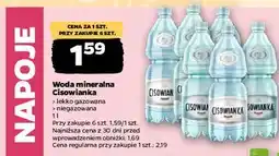 Netto Woda lekki gaz Cisowianka oferta