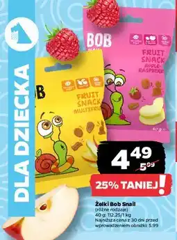 Netto Żelki multifruit Bob Snail oferta