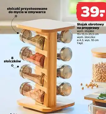 Stojak obrotowy na przyprawy