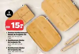 Netto Bambusowa deska do krojenia, różne rodzaje oferta