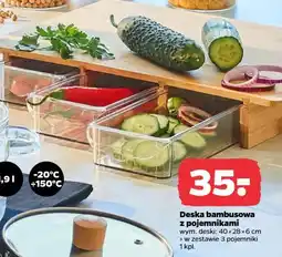Netto Deska bambusowa z pojemnikami oferta