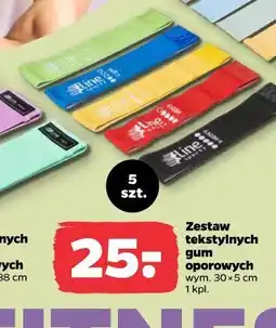 Netto Zestaw tekstylnych gum oporowych (wym. 30×5 cm) oferta