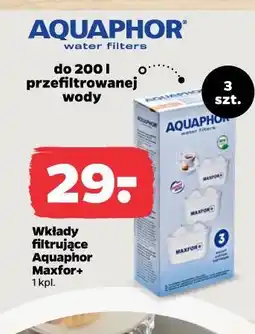 Netto Wkłady filtrujące Aquaphor Maxfor+ oferta