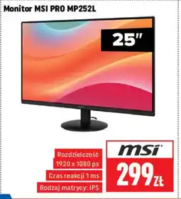 Neopunkt Monitor MSI PRO MP252L oferta