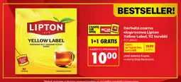 Biedronka Lipton Yellow Label Herbata Czarna ekspresowa 92 torebki oferta