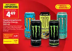 Biedronka Monster Energy napój energetyczny, 500ml (różne rodzaje) oferta