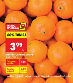 Biedronka Mandarynka na wagę oferta