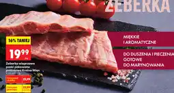 Biedronka Żeberka wieprzowe paski pakowane próżniowo Kraina Mięs oferta