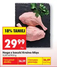 Biedronka Noga z kaczki Kraina Mięs, 3,00 zł/100 g oferta