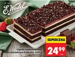 Biedronka Ciasto czekoladowo-truskawkowe E.Wedel oferta