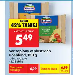 Biedronka Ser topiony w plastrach Hochland oferta