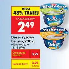 Biedronka Deser ryżowy Belriso oferta