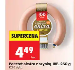 Biedronka Pasztet ekstra z szynką JBB oferta