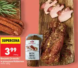 Biedronka Boczek Orawski w posypce Kabanos oferta