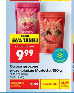 Biedronka Owoce mrożone w czekoladzie Marletto oferta