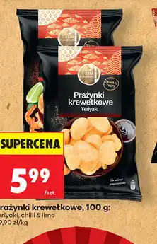 Biedronka Prażynki krewetkowe Teriyaki, chilli & lime oferta