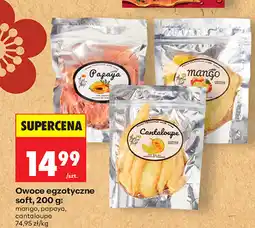 Biedronka Owoce egzotyczne soft, 200 g: mango, papaya, cantaloupe oferta