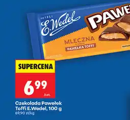 Biedronka Czekolada Pawełek Toffi E.Wedel oferta