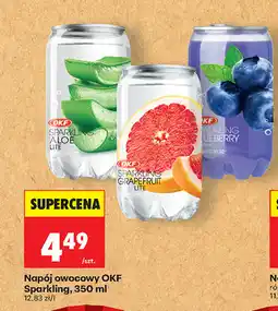 Biedronka Napój owocowy OKF Sparkling, 350 ml (Aloe Lite, Grapefruit Lite, Blueberry) oferta