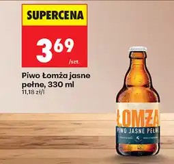 Biedronka Piwo Łomża jasne pełne oferta