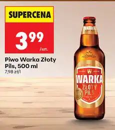 Biedronka Piwo Warka Złoty Pils oferta