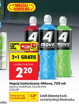 Biedronka Napój izotoniczny 4Move oferta