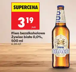 Biedronka Piwo bezalkoholowe Żywiec białe 0,0% oferta