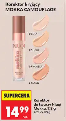 Biedronka Korektor do twarzy Niuqi Mokka oferta