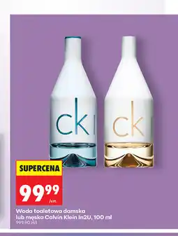 Biedronka Woda toaletowa damska lub męska Calvin Klein In2U oferta