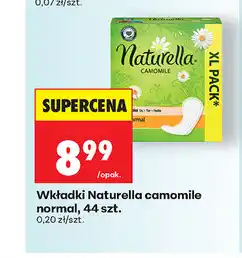 Biedronka Wkładki Naturella camomile normal, 44 szt oferta