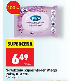 Biedronka Nawilżany papier Queen Mega Paka, 100 szt oferta