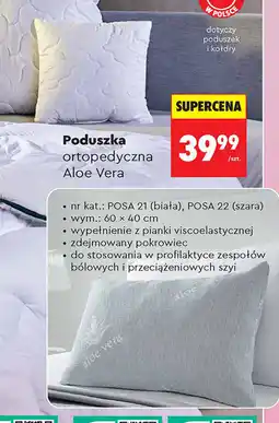 Biedronka Poduszka ortopedyczna Aloe Vera oferta