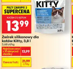 Biedronka Żwirek silikonowy dla kotów Kitty oferta