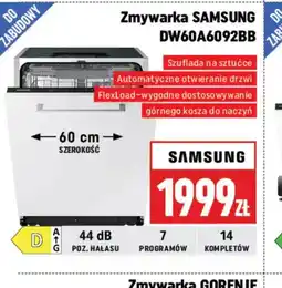 Neopunkt Samsung Zmywarka DW60A6092BB oferta