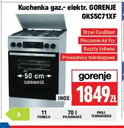 Neopunkt Gorenje Kuchenka gaz.- elektr. GKS5C71XF oferta