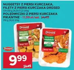 Stokrotka Market Nuggetsy z piersi kurczaka, filety z piersi kurczaka Drosed oferta